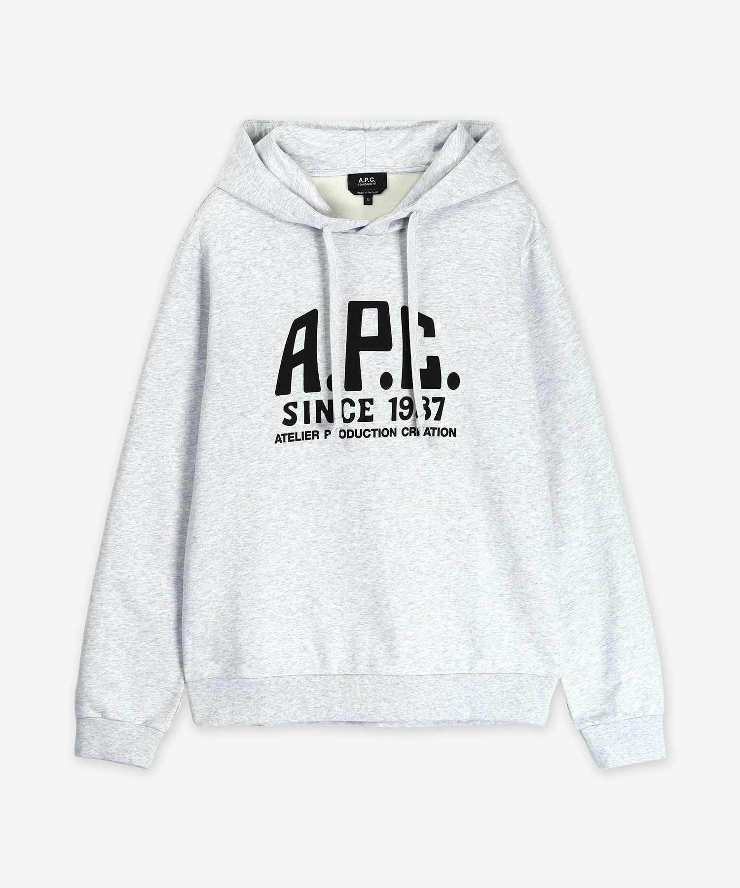 ★A.P.C.★ Print Label Hood Header Gray COHBVM27955PLA COHBV MUSINSA | A.P.C. Print Label Hood - Header Gray / COHBVM27955PLA