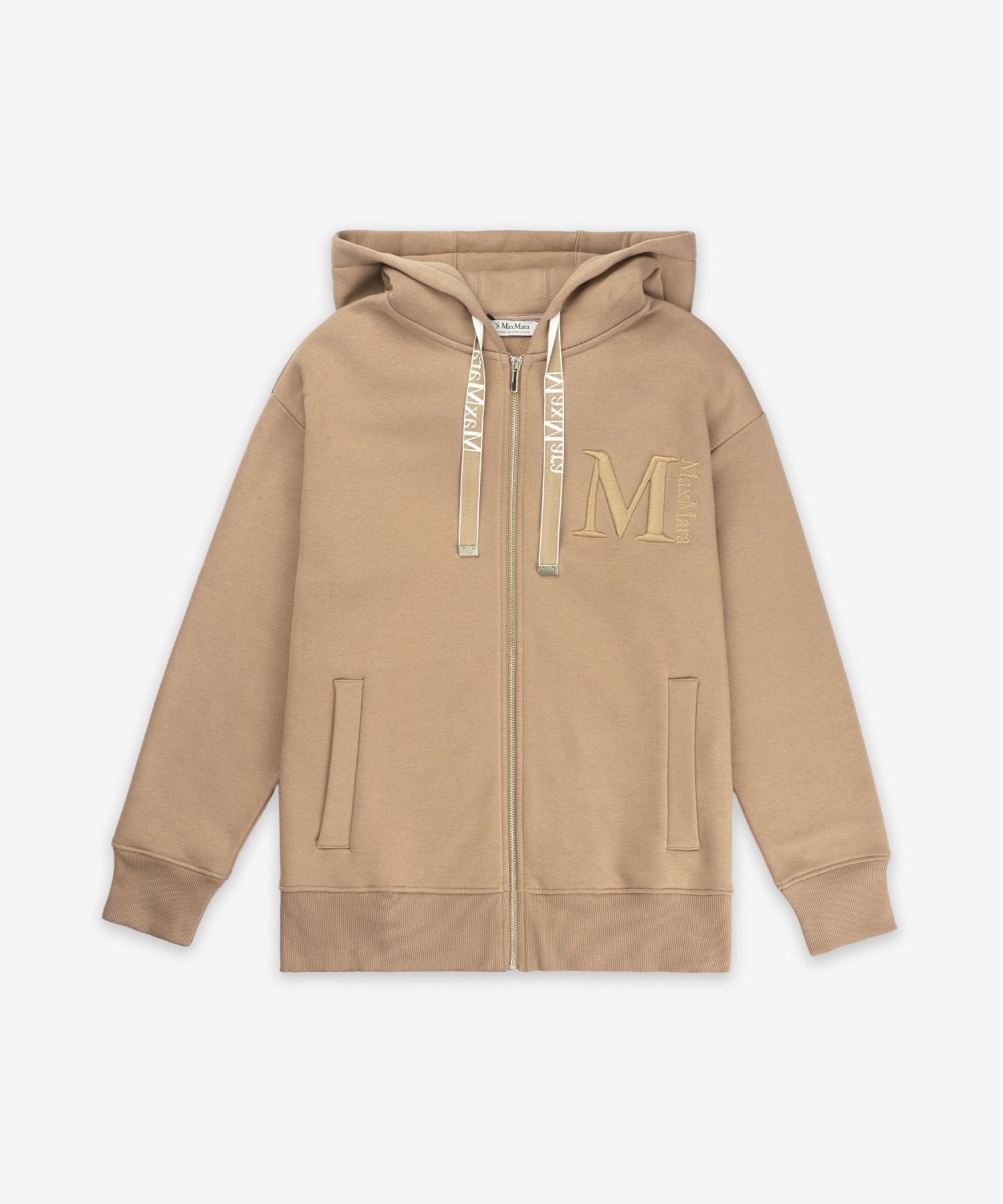MUSINSA | S MAX MARA PECOS Zip-Up Hoodie - Camel / 2519921031600003