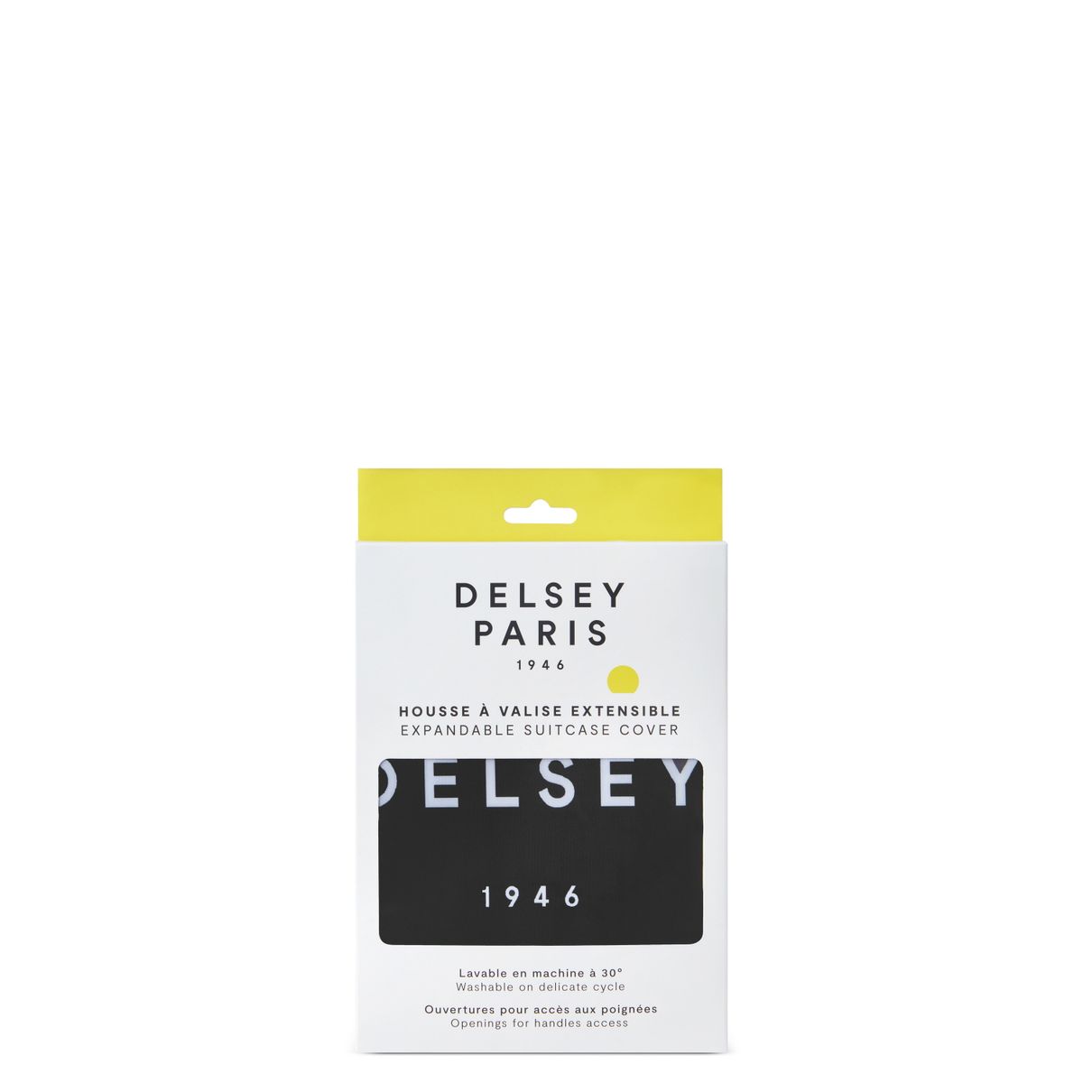 델시(DELSEY) 캐리어 커버 / SUITCASE COVER S,M,L 사이즈 블랙