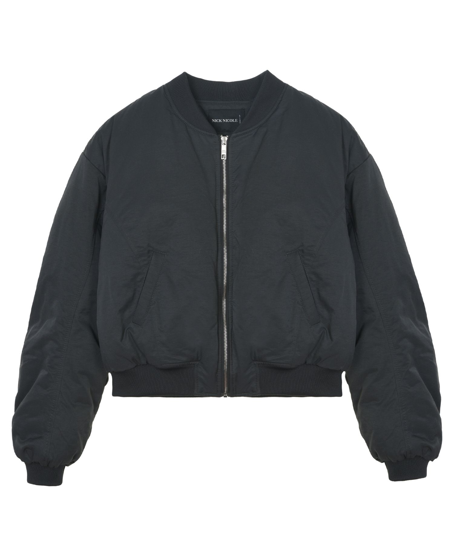 ダウンジャケット・コート NICK&NICOLE VOLUME BOMBER FLEECE PADDING 2 Colors MUSINSA | NICK&NICOLE VOLUME BOMBER FLEECE PADDING_CHARCOAL