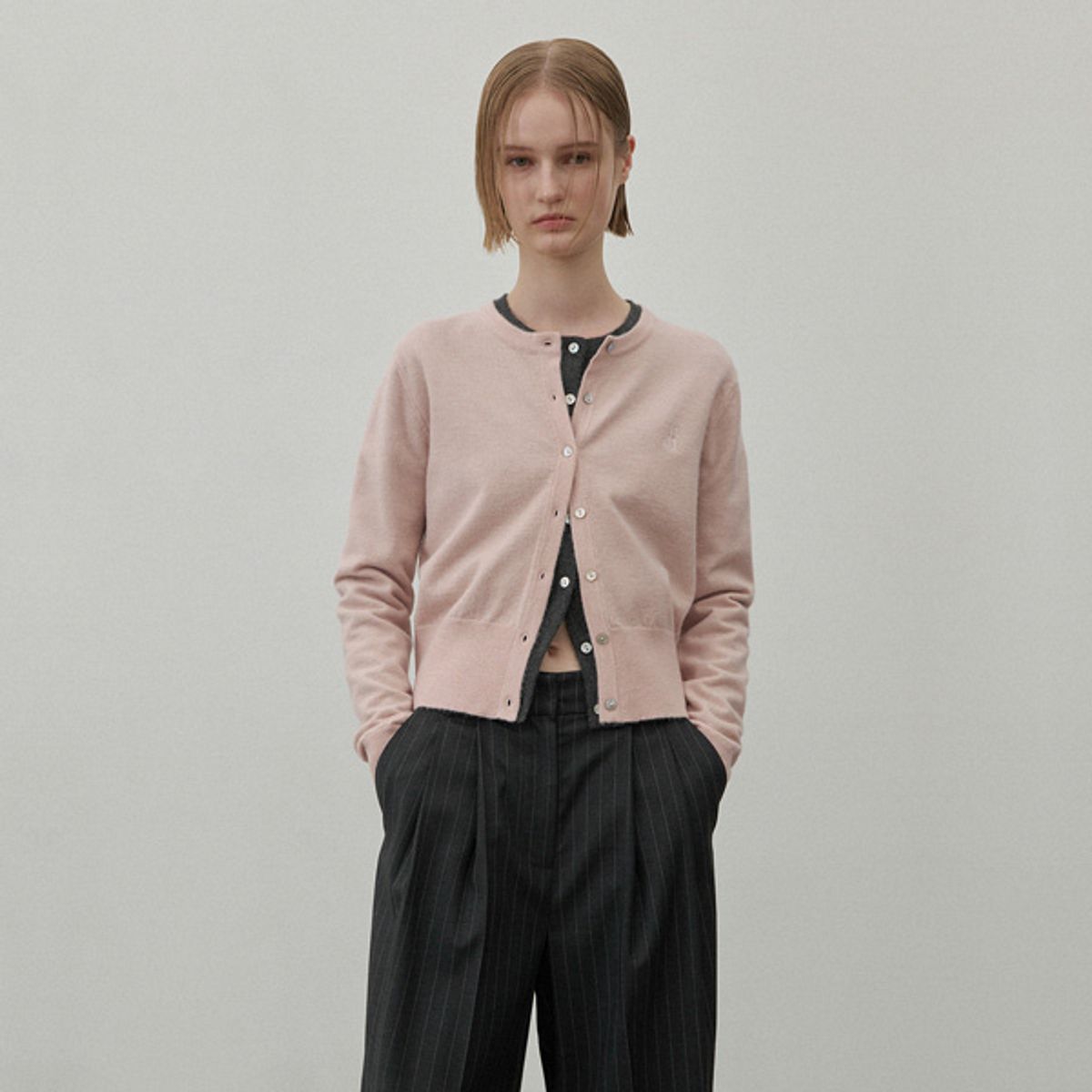 아틀리에 나인(ATELIER NAIN) ESSENTIAL WOOL WARM CARDIGAN(CD-2171)