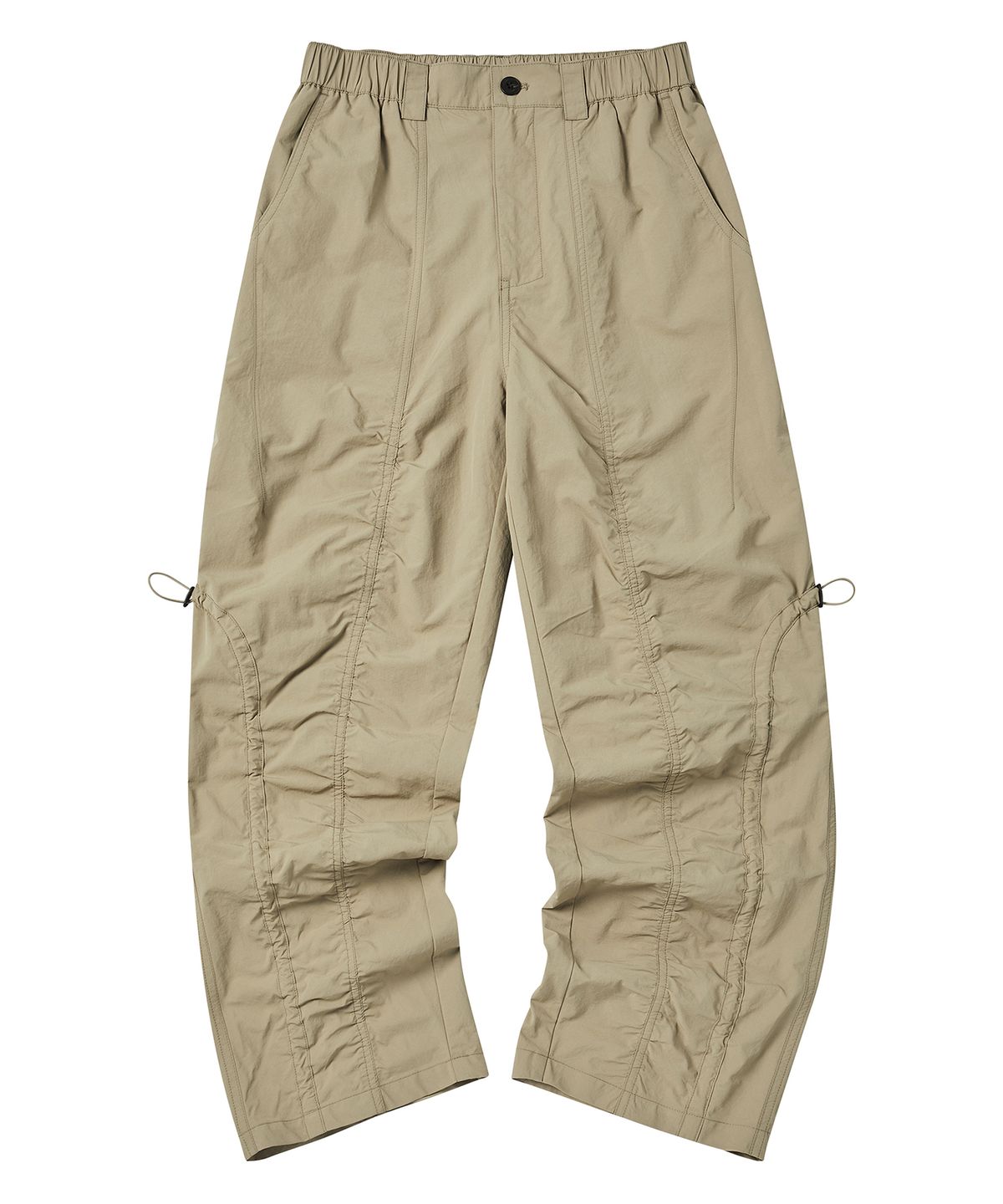 꼬모니노즈(COMONINOZ) LINED BALLOON PANTS [BEIGE]
