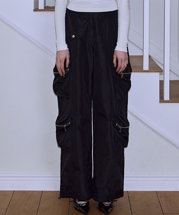 ★Rose Frantz★ Two-way Nylon Pocket Pants (2色) MUSINSA | ROSÉ FRANTZ Two-way Nylon Pocket Pants [Black]