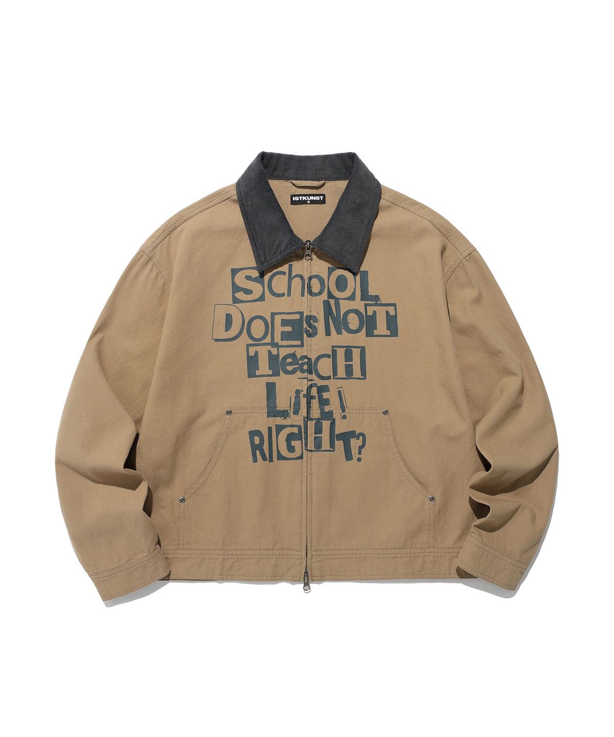 이스트쿤스트(ISTKUNST) DNT WORK JACKET_BEIGE(IK2FSMJ201A)