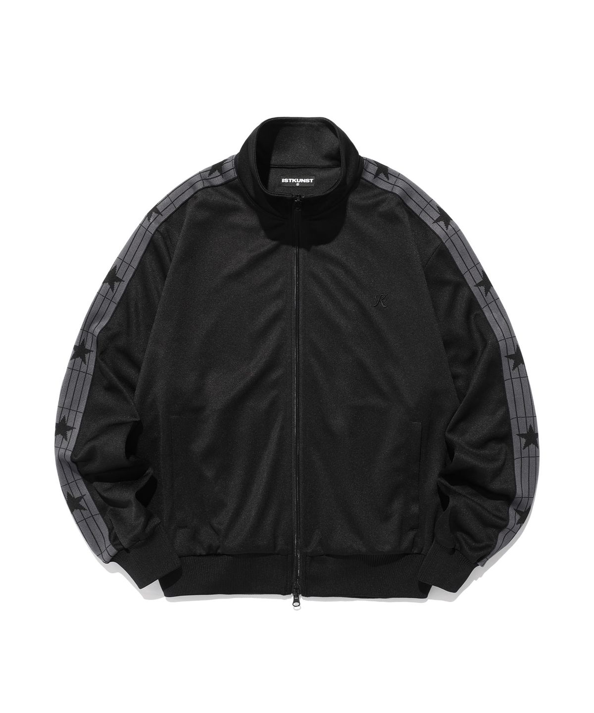 이스트쿤스트(ISTKUNST) IK TRACK JERSEY JACKET_BLACK(IK2FSMJ203A)