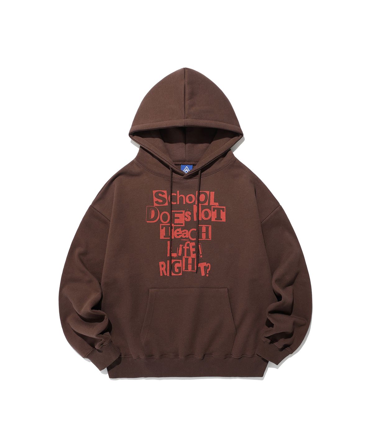 이스트쿤스트(ISTKUNST) DOES NOT TEACH HOODIE_BROWN(IK2FSMM404A)