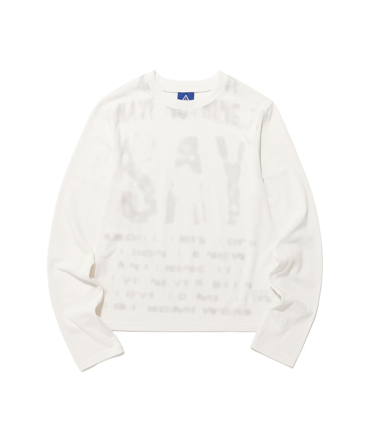 이스트쿤스트(ISTKUNST) SAY BLUR LS TEE_WHITE(IK2FSMT552A)