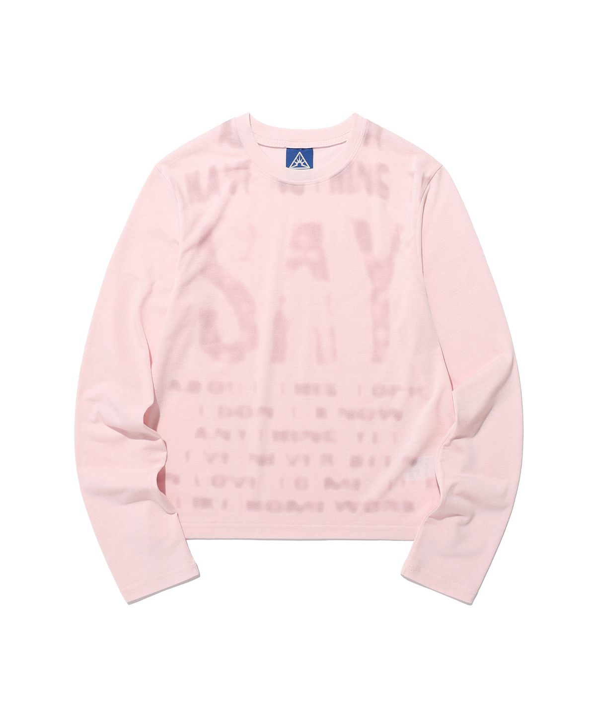 이스트쿤스트(ISTKUNST) SAY BLUR LS TEE_PINK(IK2FSMT552A)