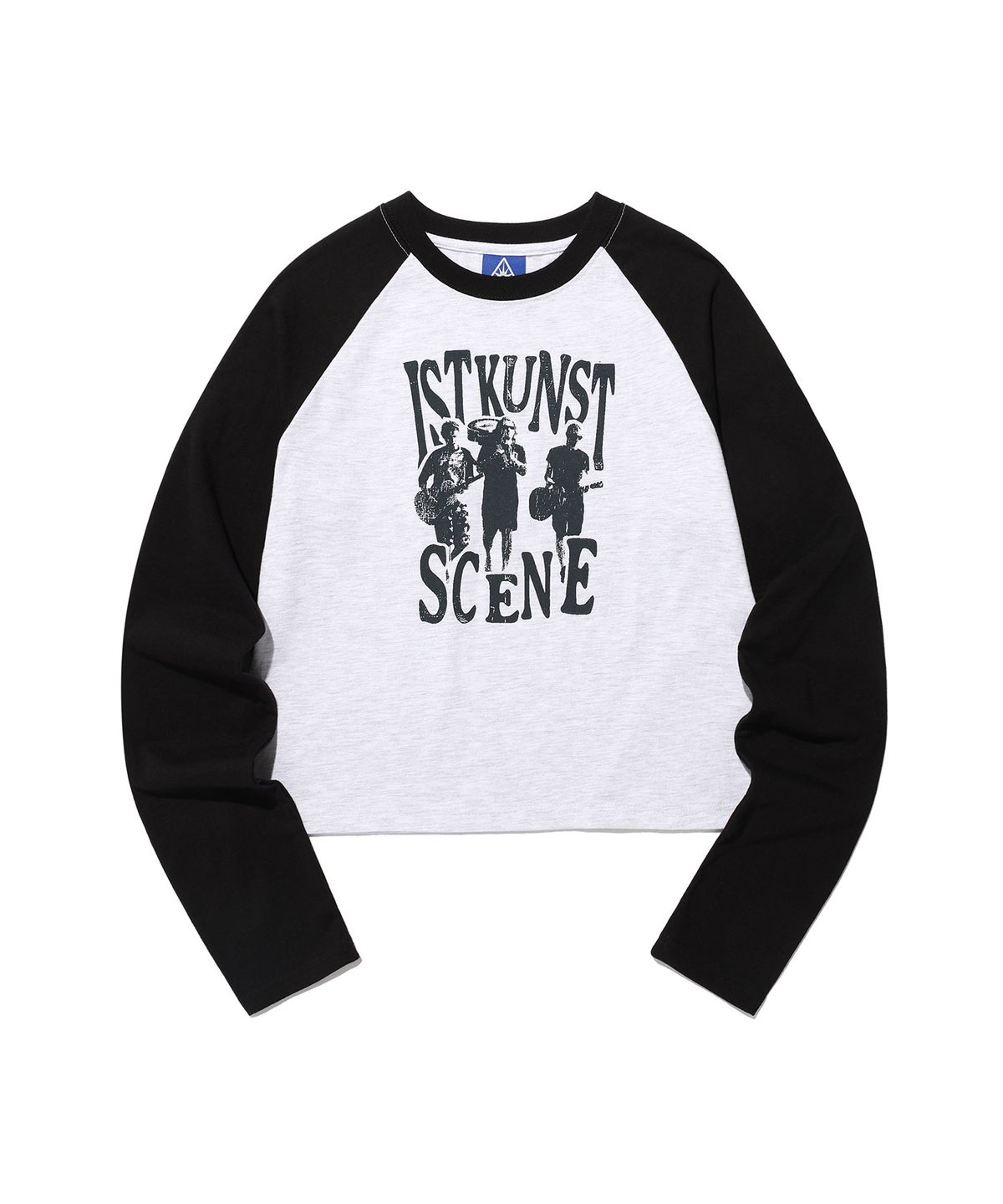 이스트쿤스트(ISTKUNST) SCENE BAND RAGLAN LS TEE_LIGHT GREY(IK2FSMT553A)