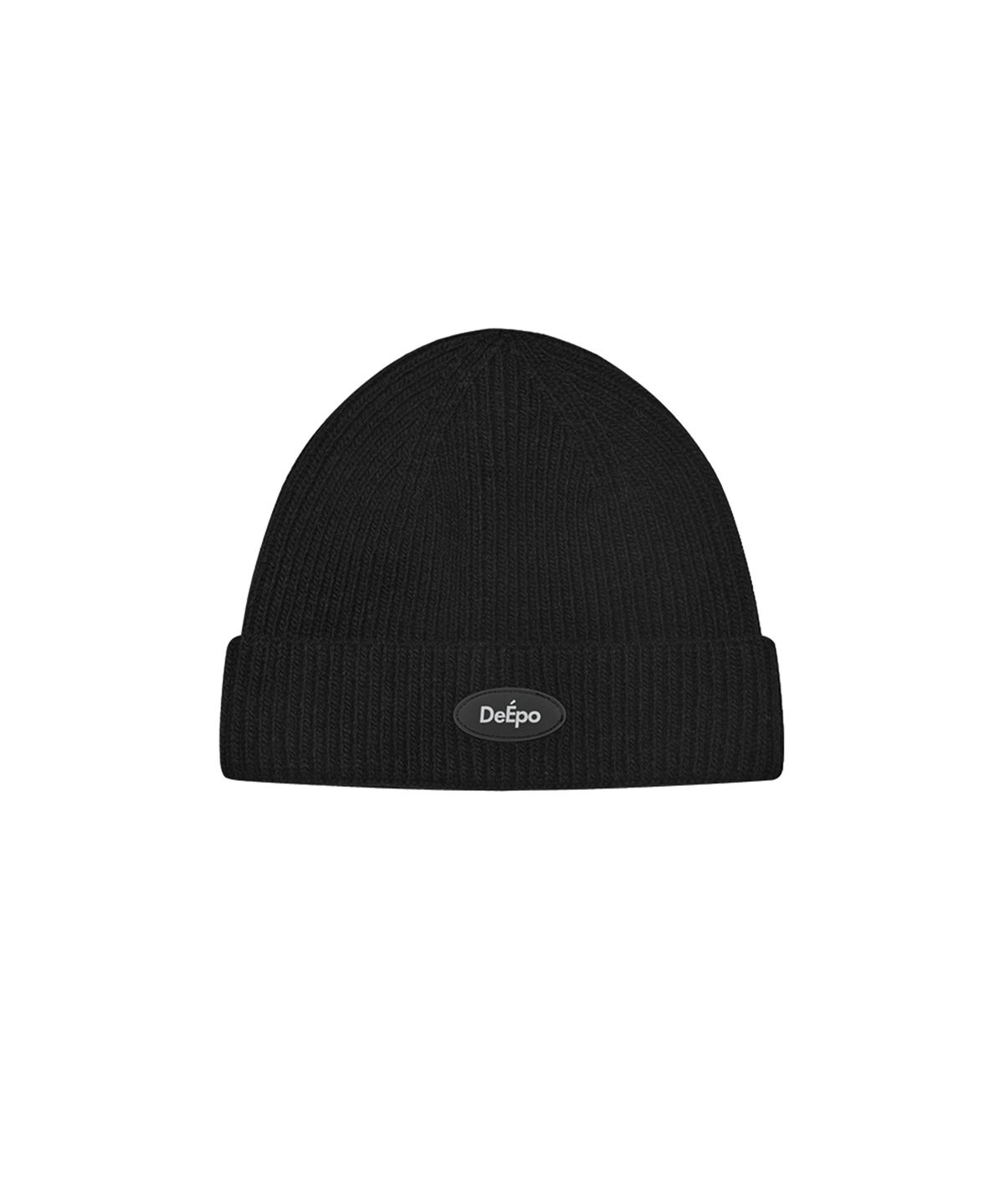 디에포(DEEPO) 베이직 로고 숏 비니 BLK
