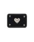 파이 하트 슬림 카드지갑 블랙