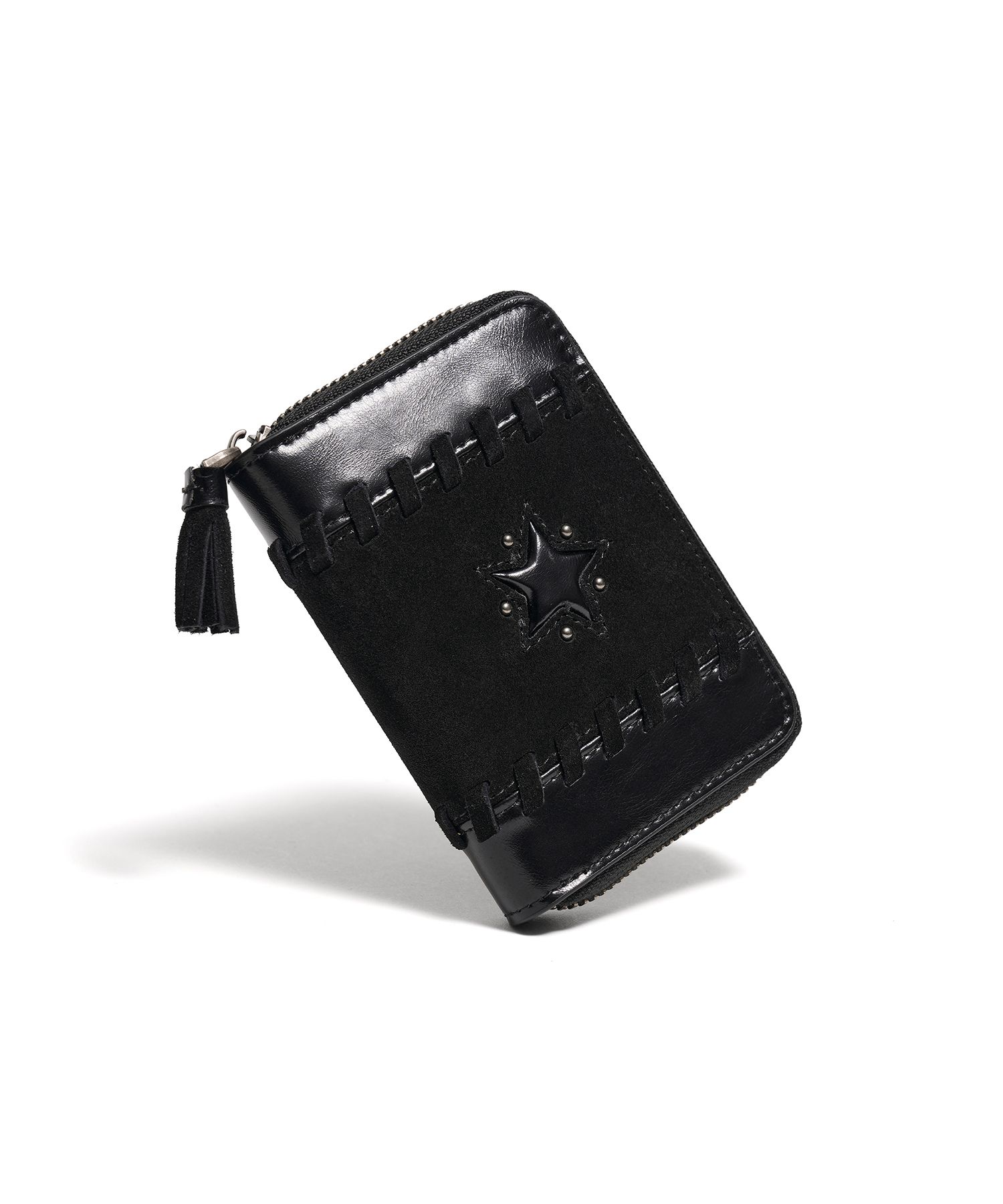 ★lemasque★ Nova Tesla Zipper Western Card Wallet Black L19 MUSINSA | LEMASQUE Nova Tesla Zipper Western Card Wallet Black