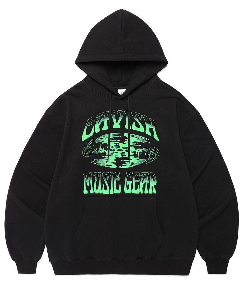MUSIC GEAR HOODIE BLACK(CV2FSUM403A)