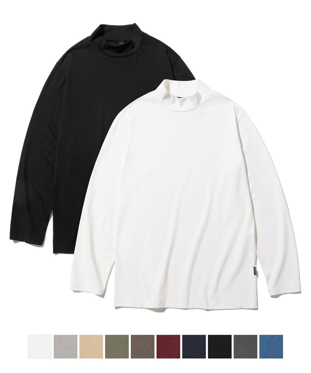 그루브라임(GROOVE RHYME) 유니)DAILY TURTLE NECK T-SHIRTS [LRPFCTR313M]