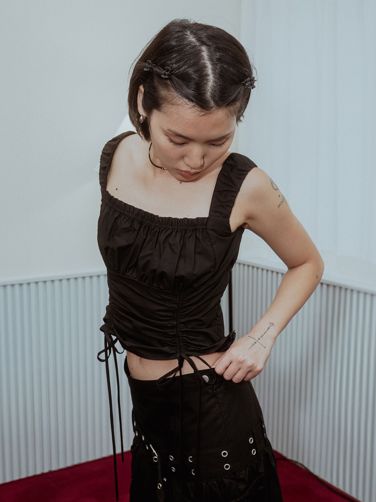 수꼬르세지(SUCORSESE) 빅키 뷔스티에 (블랙)