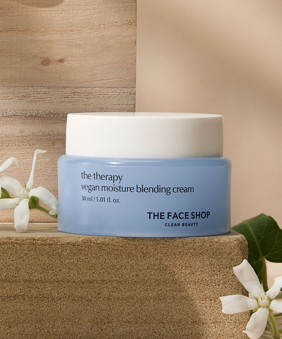 더페이스샵(THE FACE SHOP) 더테라피 비건 수분 블렌딩 크림 30ml