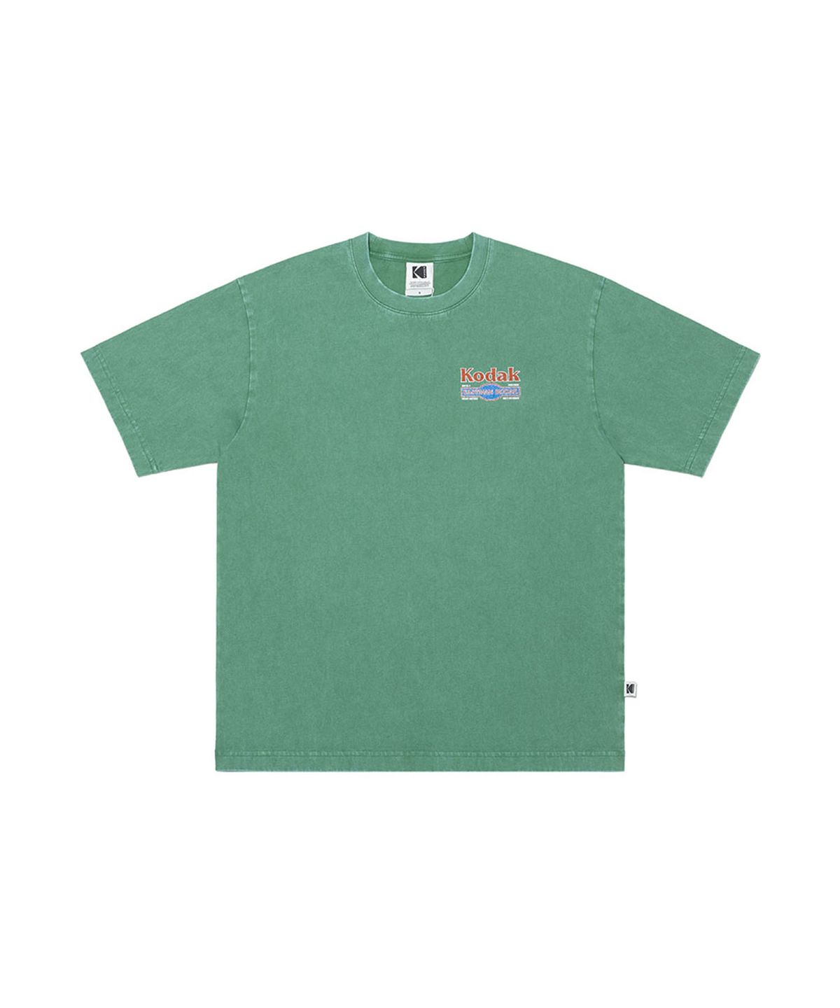 코닥(KODAK) 레시피 스노우워싱 반팔티셔츠 GREEN