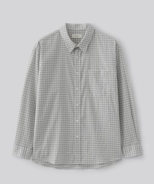 퍼니셔 체크 셔츠 (아이보리)