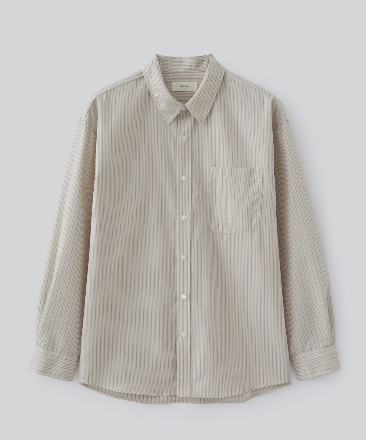 파브레가(FABREGAT) 안토니 스트라이프 셔츠 (베이지)