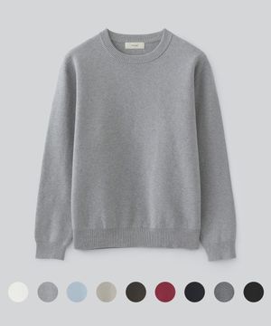 버드아이 라운드 니트 (9COLOR)