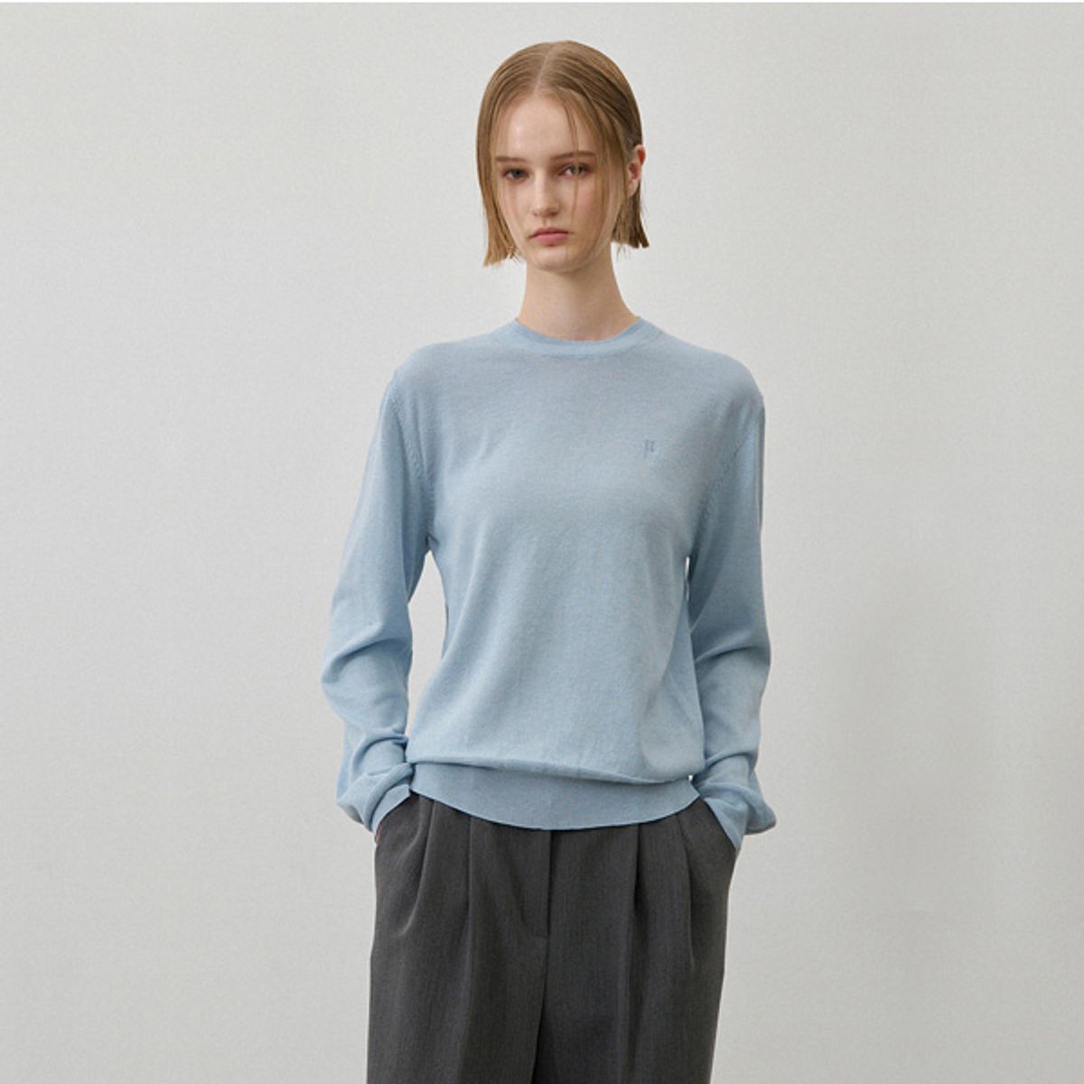아틀리에 나인(ATELIER NAIN) ESSENTIAL WOOLCY KNIT(T-7026)