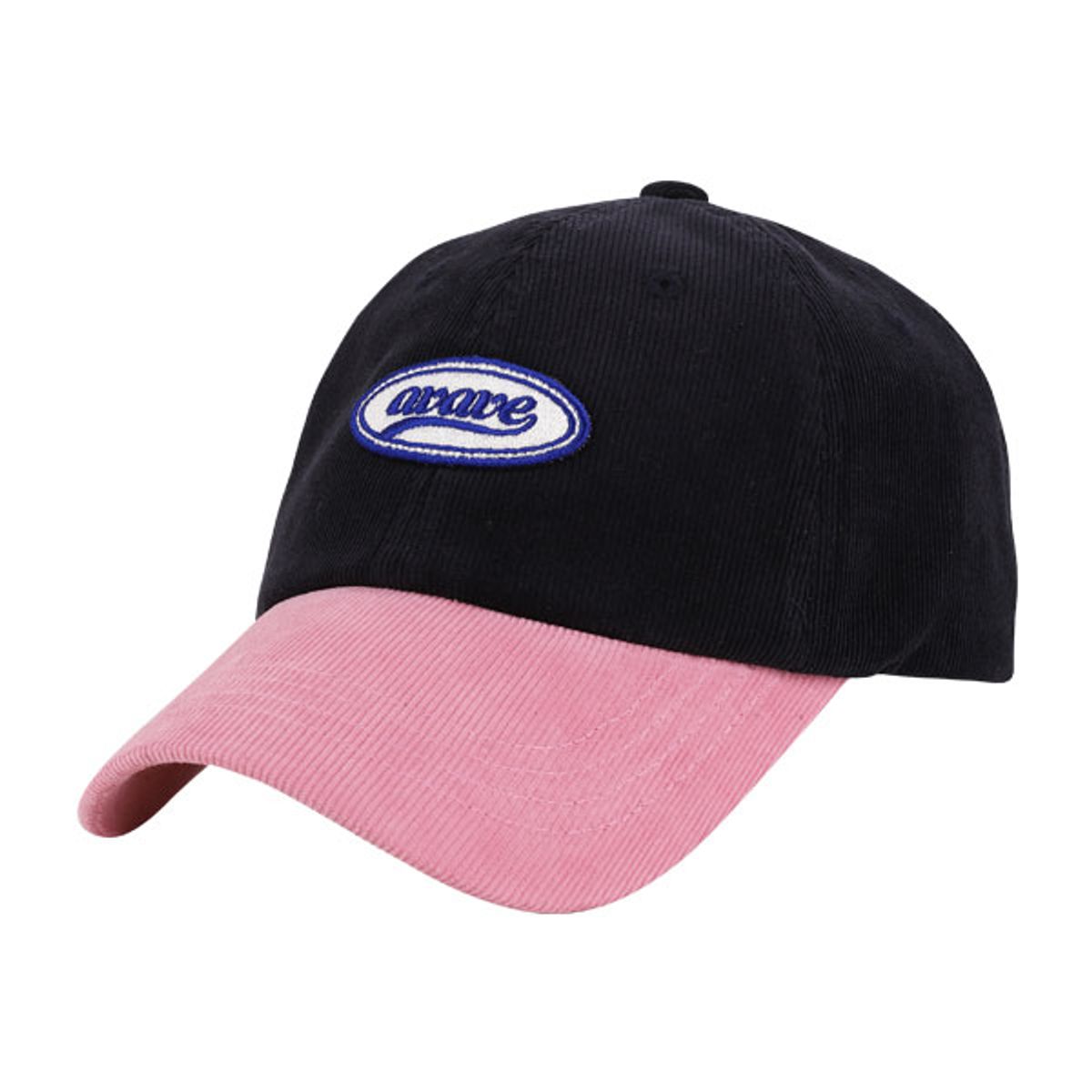 어베이브(AVAVE) 코듀로이 배색 골덴 방한 골프모자 핑크
