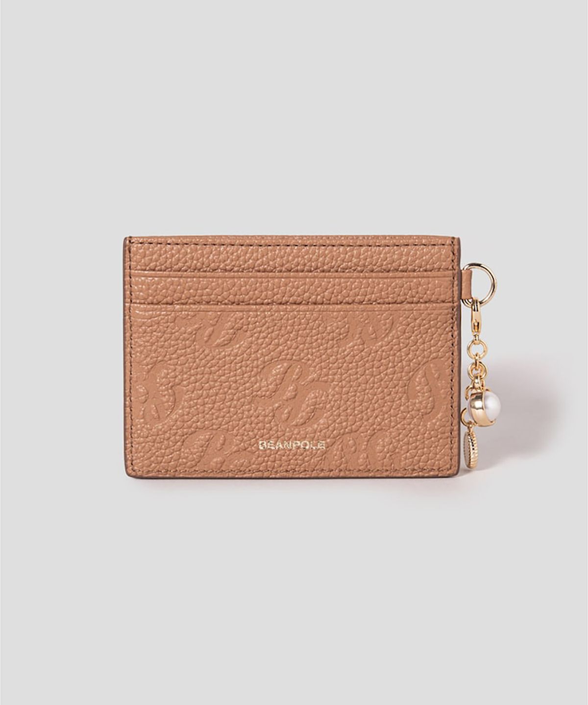 빈폴 액세서리(BEANPOLE ACCESSORY) 루시아 BP 패턴 낱장 카드지갑 - 브릭