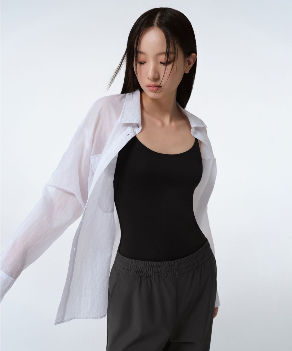 무신사 스탠다드 우먼(MUSINSA STANDARD WOMAN) [쿨탠다드] 우먼즈 캐미솔 [블랙]