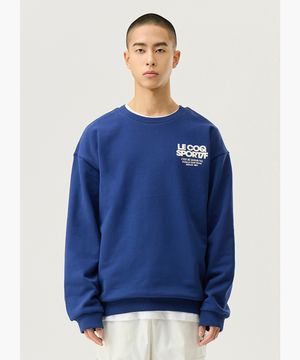 그래픽 맨투맨 - 네이비(QQ123LFS18)