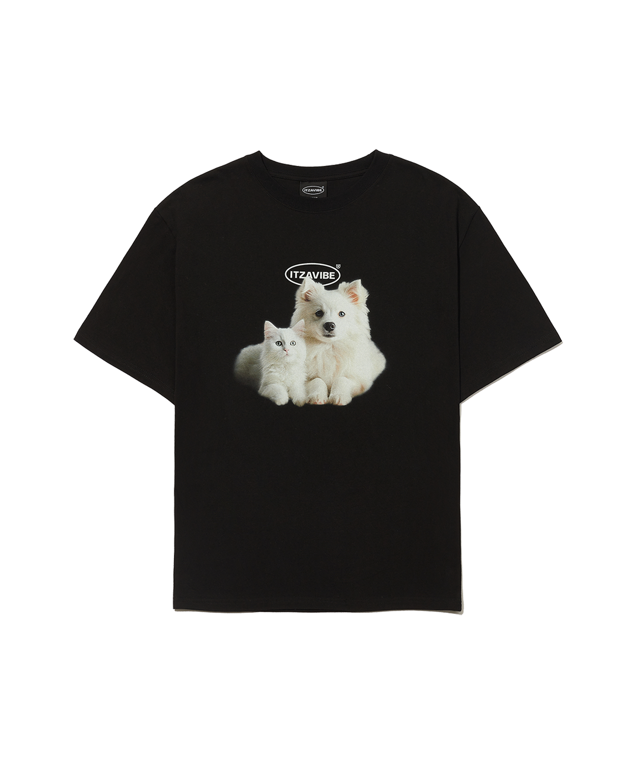 ◆25SS ITZAVIBE CAT&DOG FRIENDS T SHIRT◆ MUSINSA | ITZAVIBE CAT&DOG FRIENDS T SHIRT
