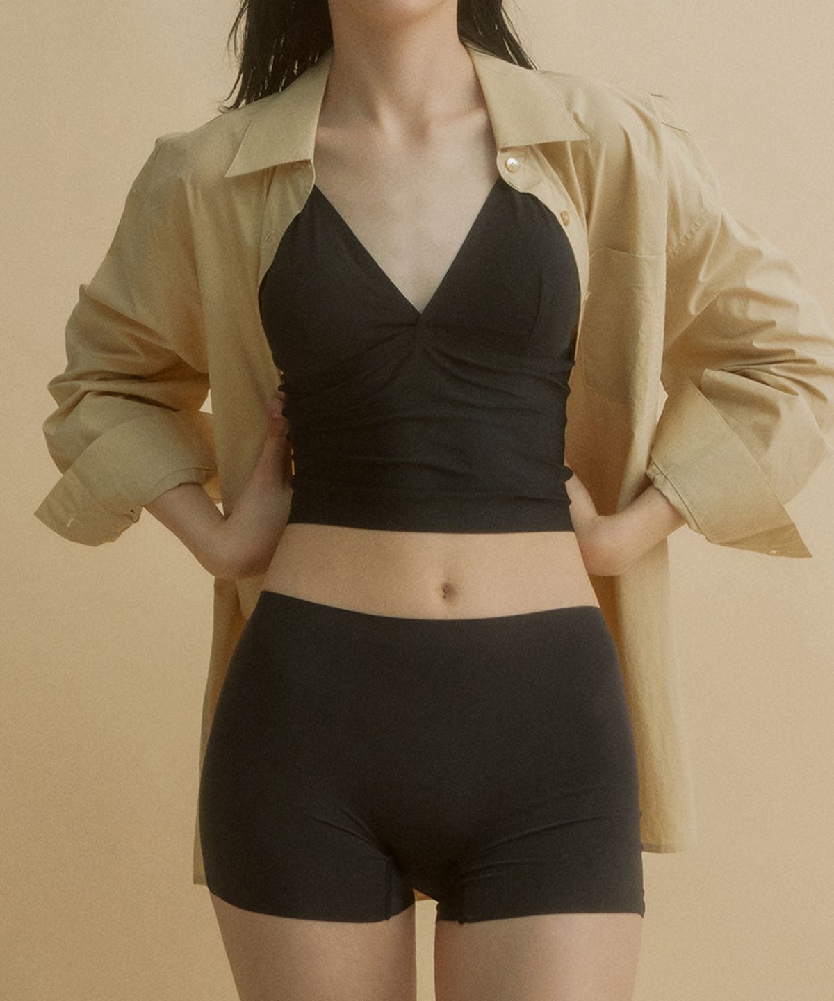 호엔(HOEN) 무봉제 심리스 사각팬티 Seamless Panty ( 4color / 2size )
