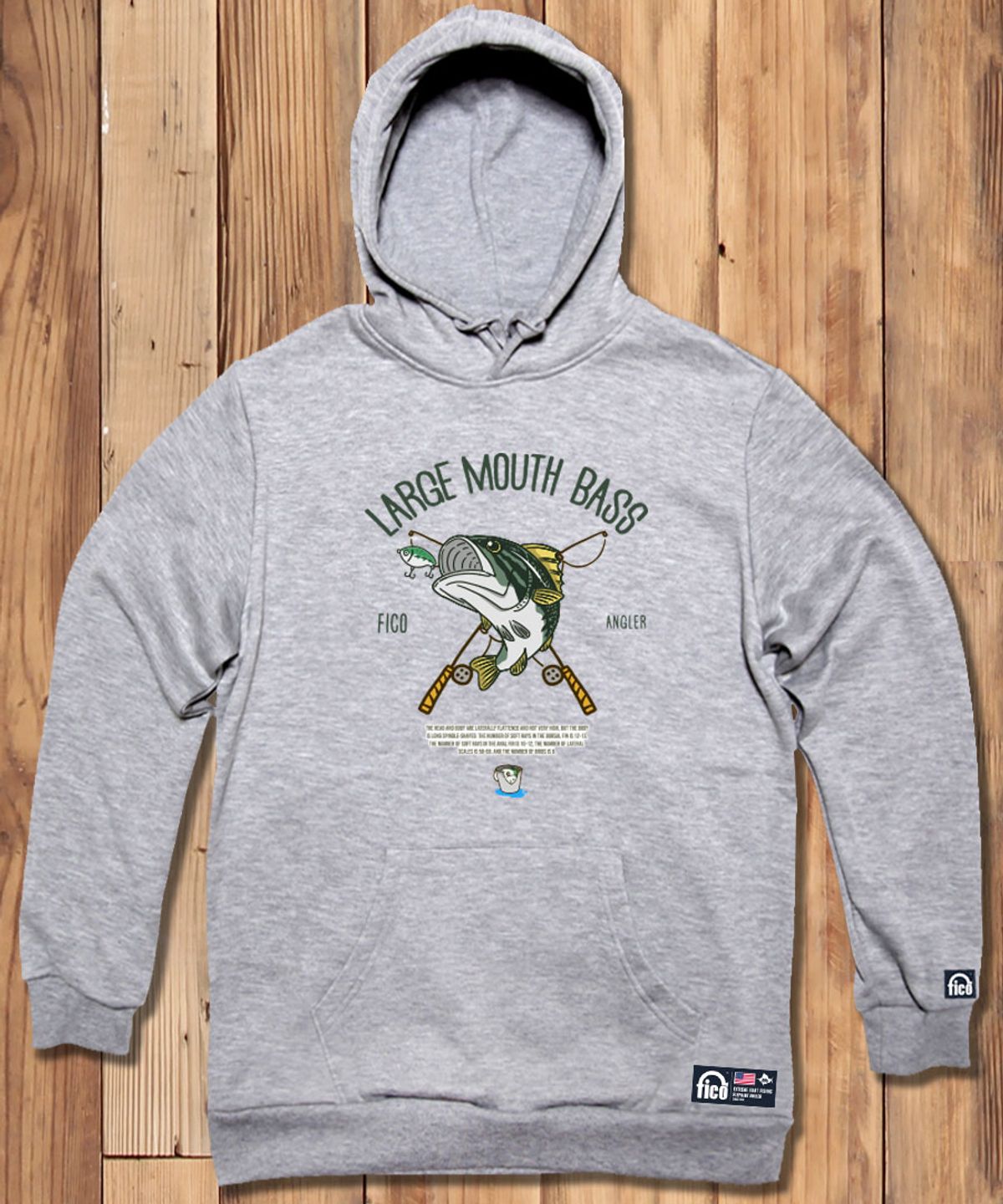 돌돌(DOLDOL) FICO-HOODY-212  익스트림 낚시 브랜드 피코 입큰 배스 후드티