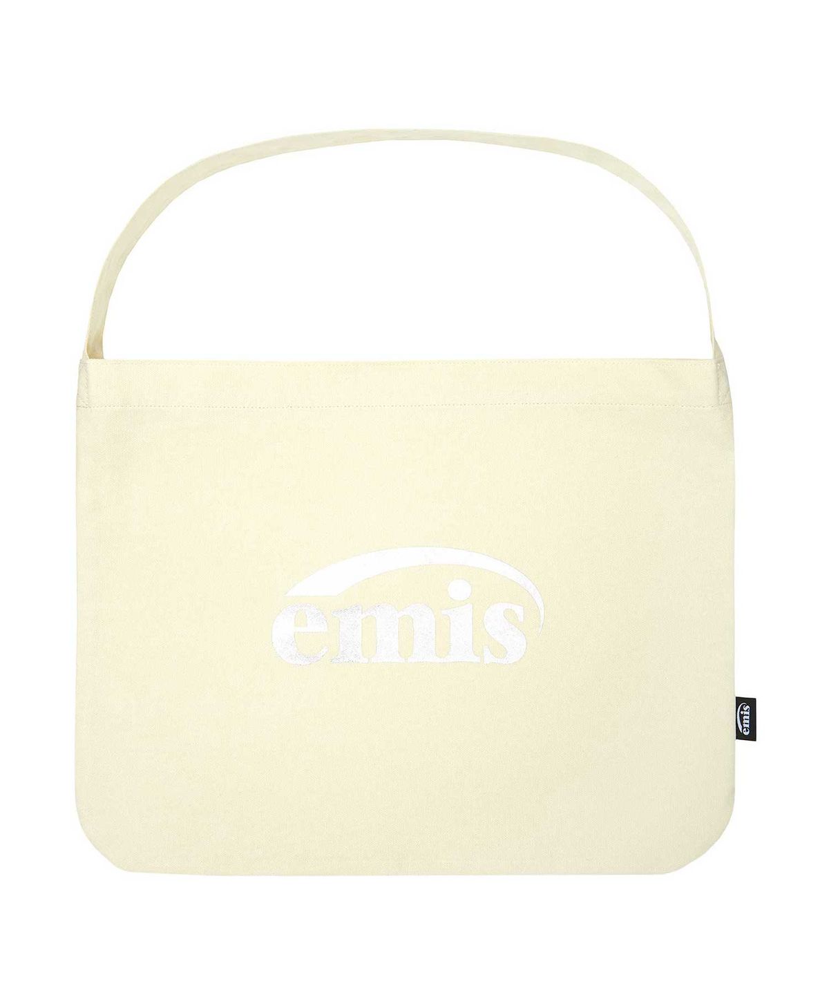 이미스(EMIS) SILVER LOGO ECO BAG-CREAM