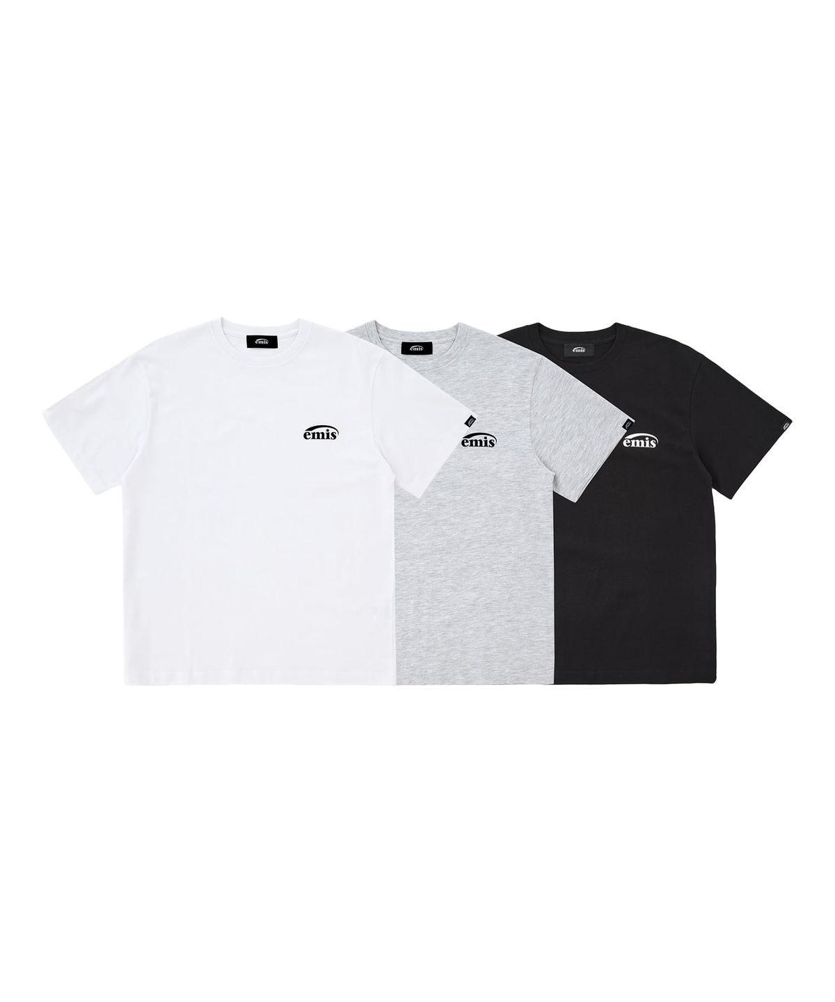 이미스(EMIS) 3PACK T-SHIRT SET A (WH/BK/HG)
