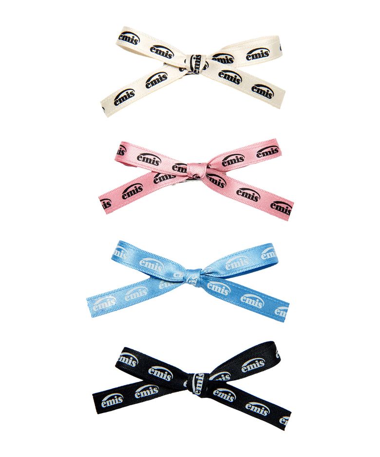 NEW LOGO RIBBON HAIR CLIP
