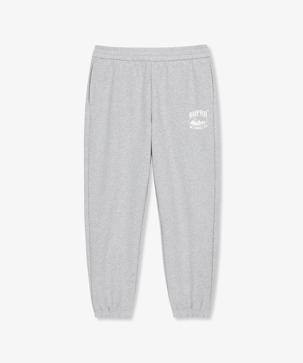 수프라(SUPRA) 라운드 마운틴 그래픽 조거 팬츠 (GRAY)