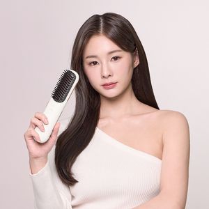 글램매직 무선 빗고데기 이온맥스 C컬 뿌리볼륨 고데기 AB-CCIO37MBD