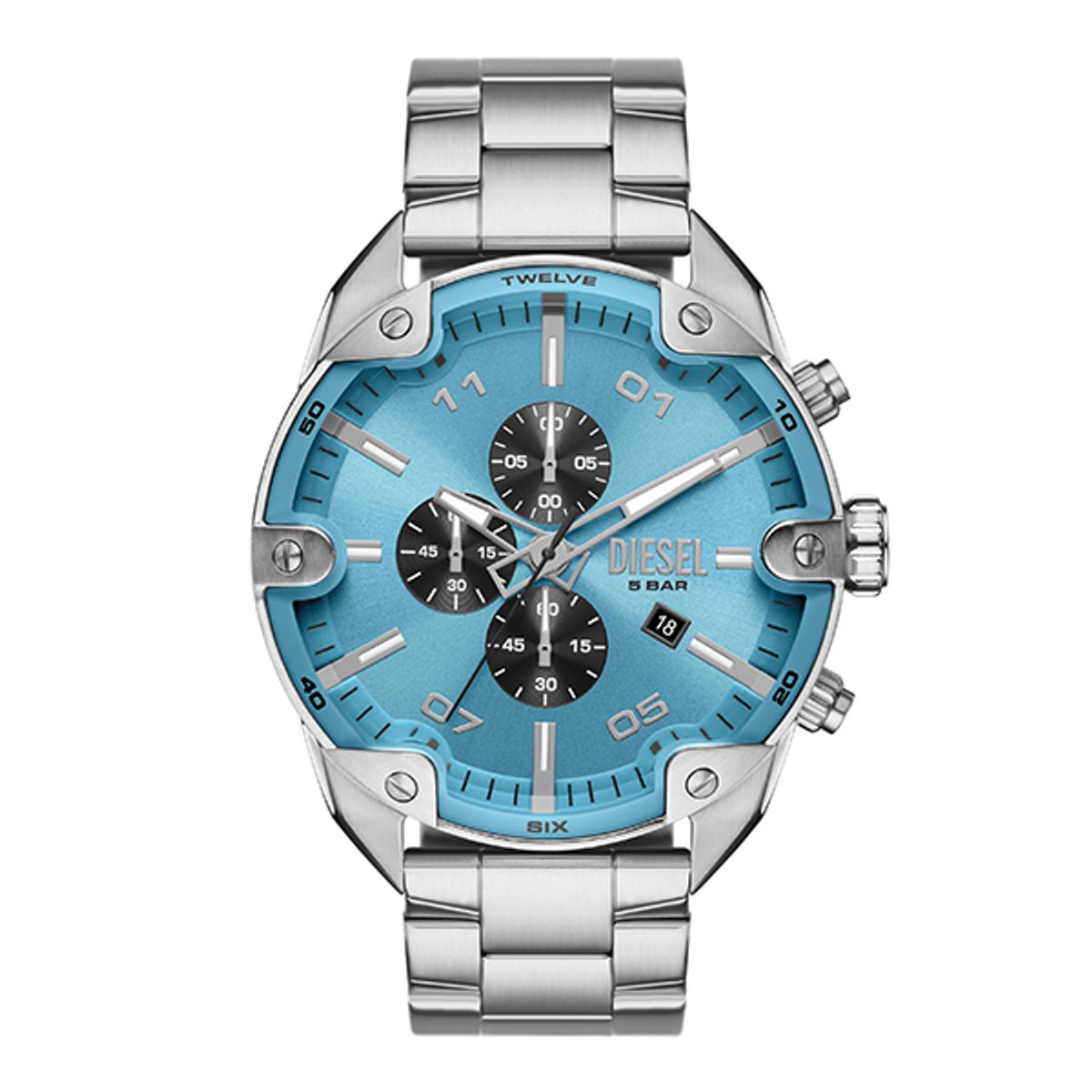 디젤 시계(DIESEL WATCH) DZ4655 (Spiked) 스파이크 크로노그래프 남성 메탈시계