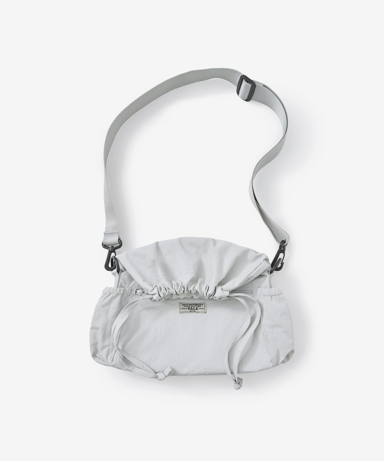 MUSINSA | YALE Drawstring Mini Crossbody Bag_Grey