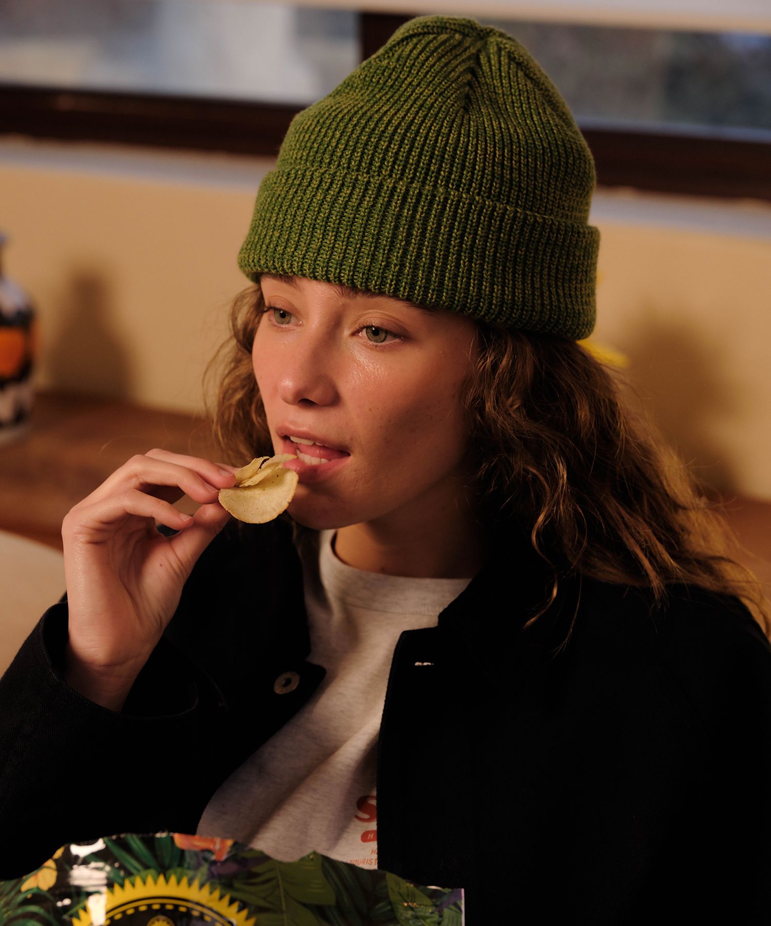 【HELLO SUNRISE】 Two Tone Heather Beanie / 追跡付 MUSINSA | HELLO SUNRISE Two Tone Heather Beanie_Green