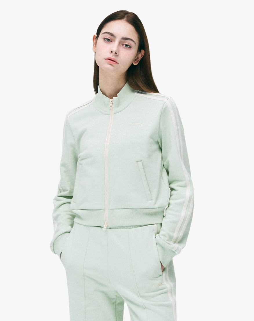 ☆NERDY☆ Women's NY Track Top 25SS Creammelon MUSINSA | NERDY Women's NY Track Top (25SS) (Cream/Melon)