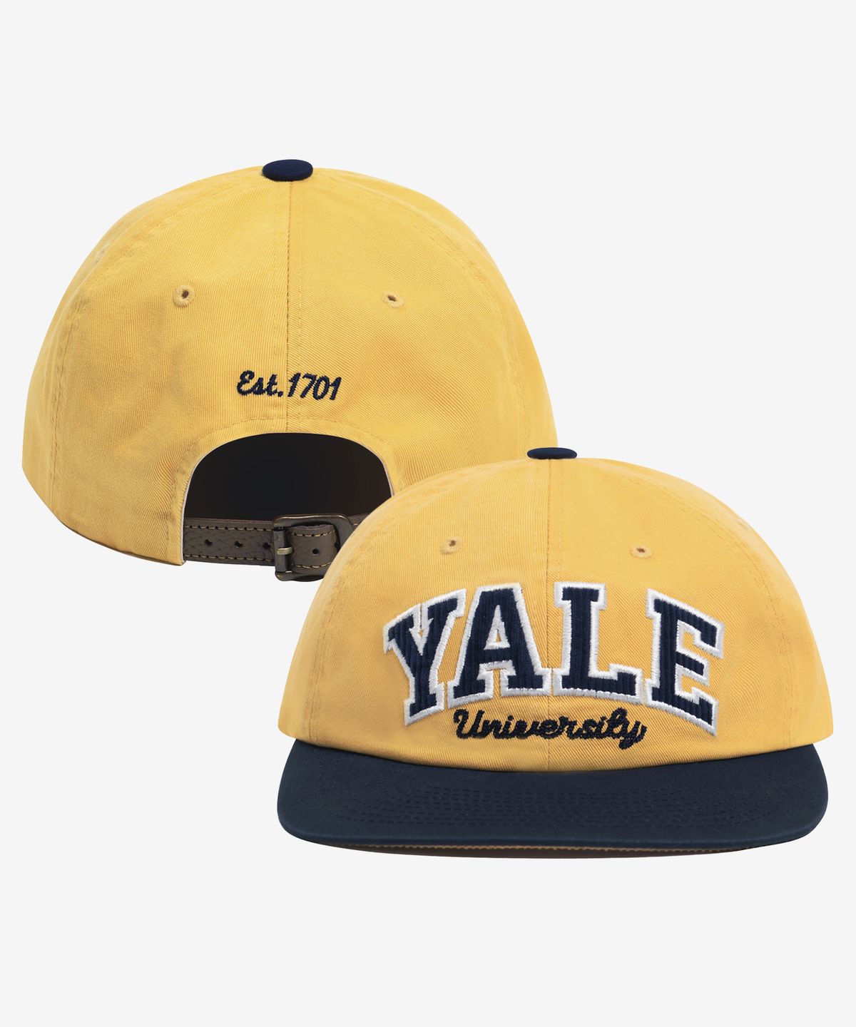 예일(YALE) 투톤아치 멀티컬러 스냅 캡_옐로우