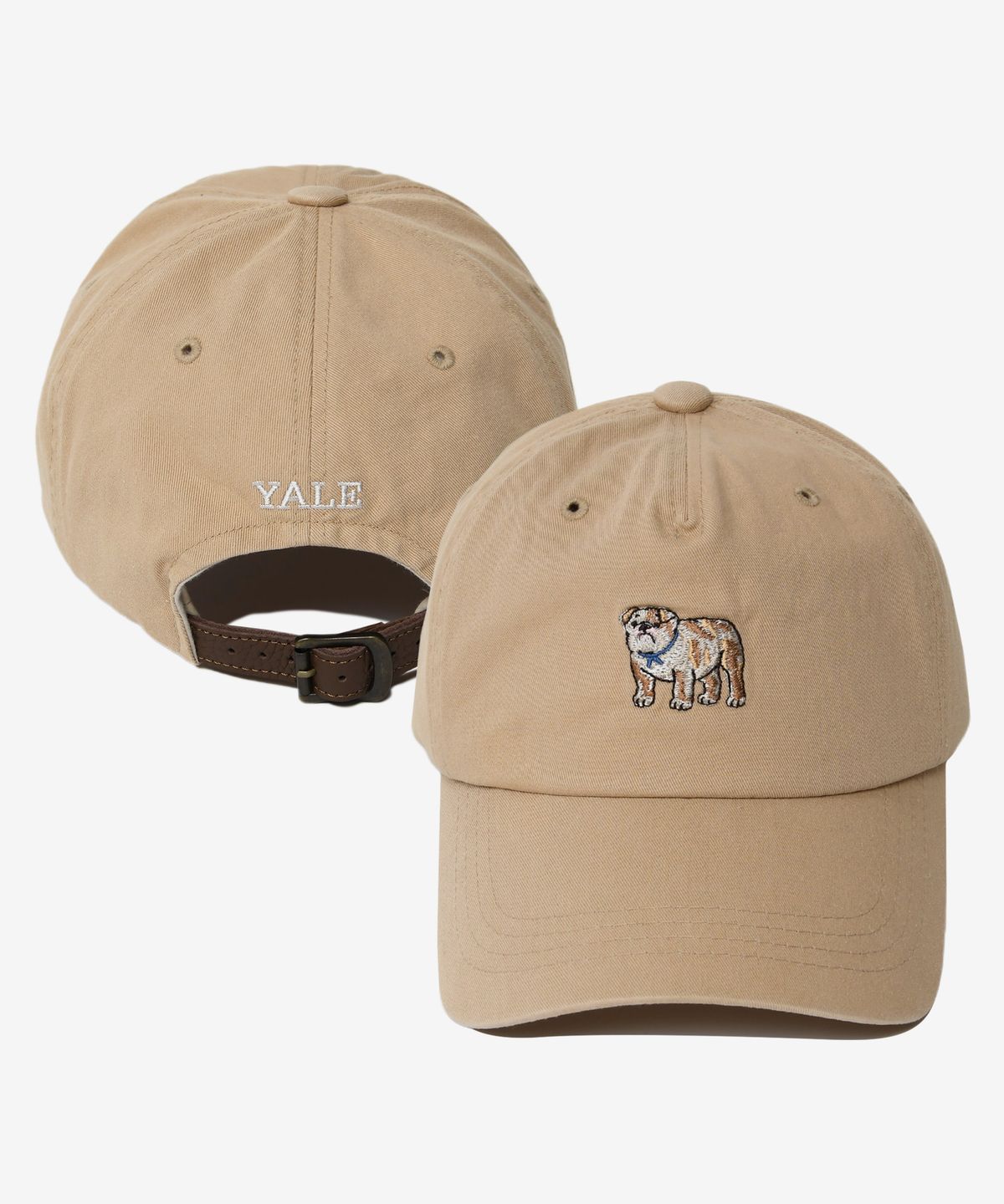 예일(YALE) 빈티지 두들 댄 볼캡_베이지
