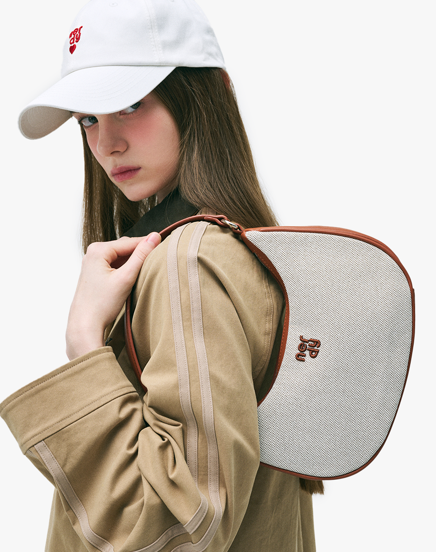 MUSINSA | NERDY Canvas two way hobo bag brown