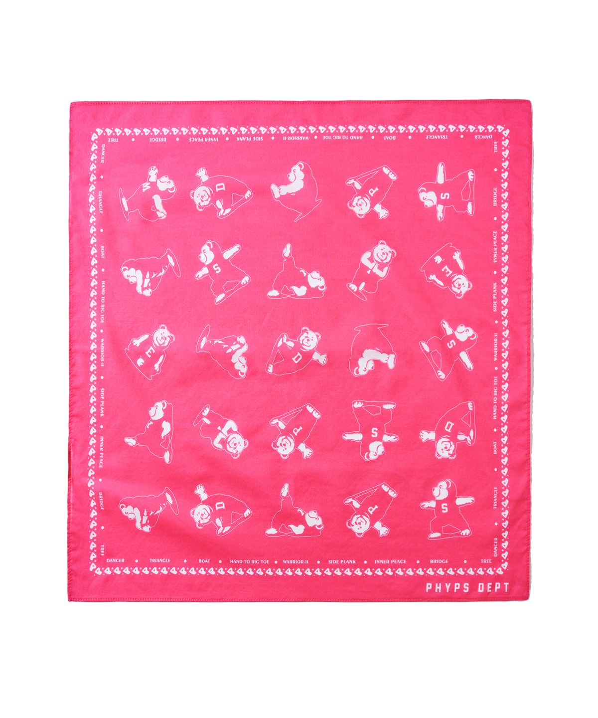 피지컬 디파트먼트(PHYSICAL DEPARTMENT) 요가베어 반다나_핑크