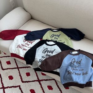 기모 데이나그랑 아동 배색 긴팔맨투맨 802027