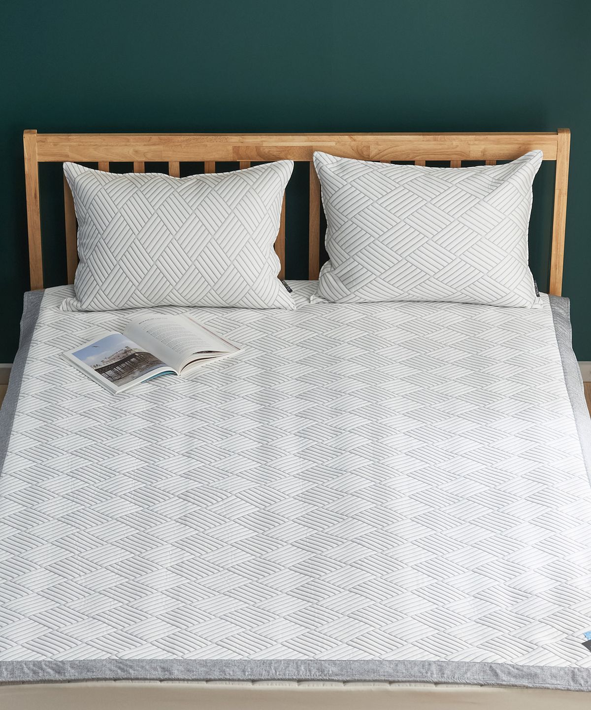샤이닝홈(SHININGHOME) 아밍 릴리안 냉감 고정밴드 이불 침대패드(S/Q/K/KK) 4size