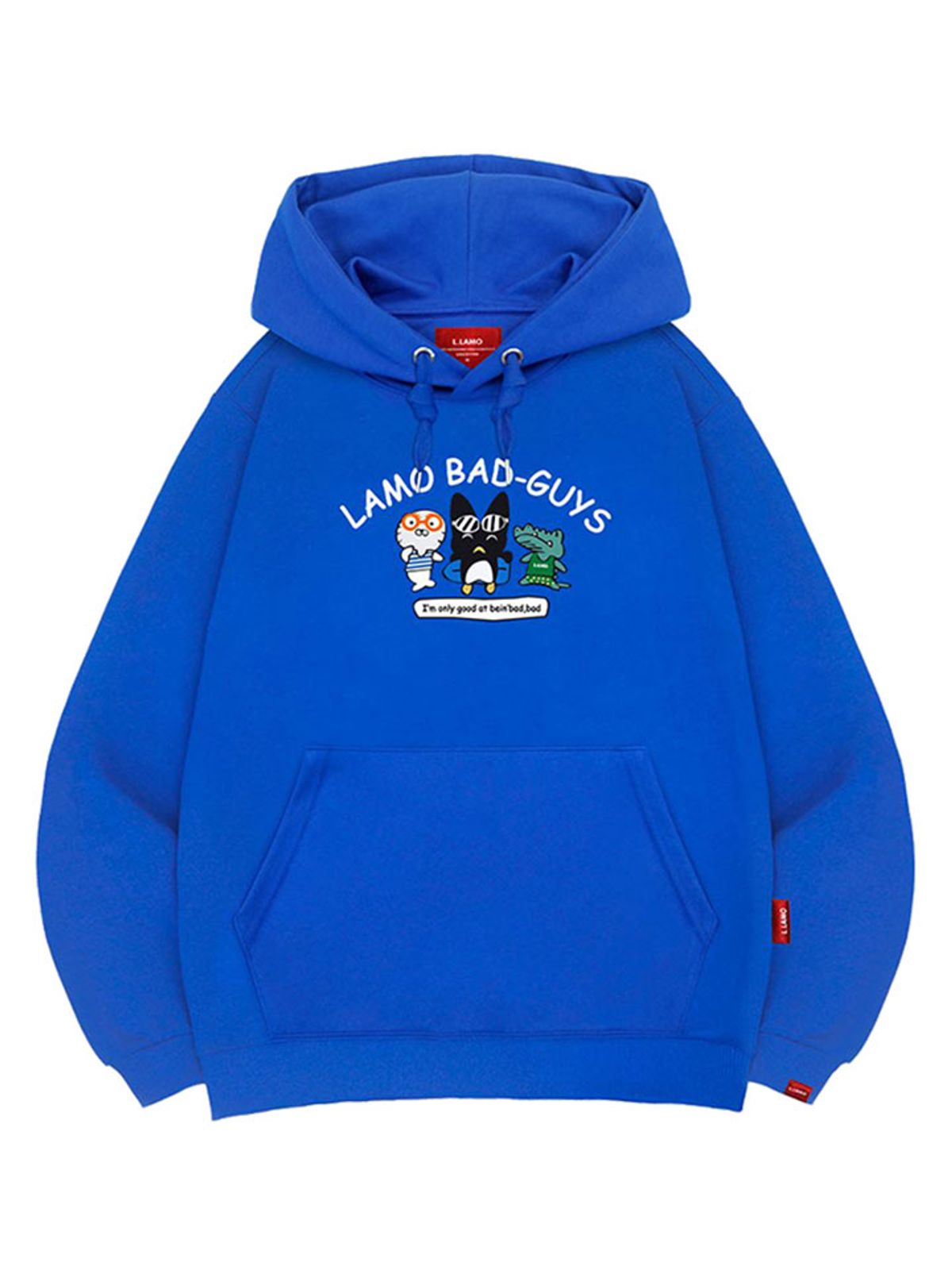 엘라모(LLAMO) 배드가이즈 후드티 남녀공용 빅사이즈 M~4XL