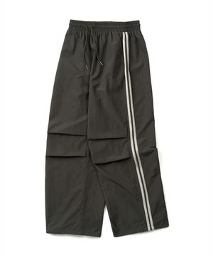 사이드 라인 나일론 트랙 팬츠 (DEEP KHAKI)