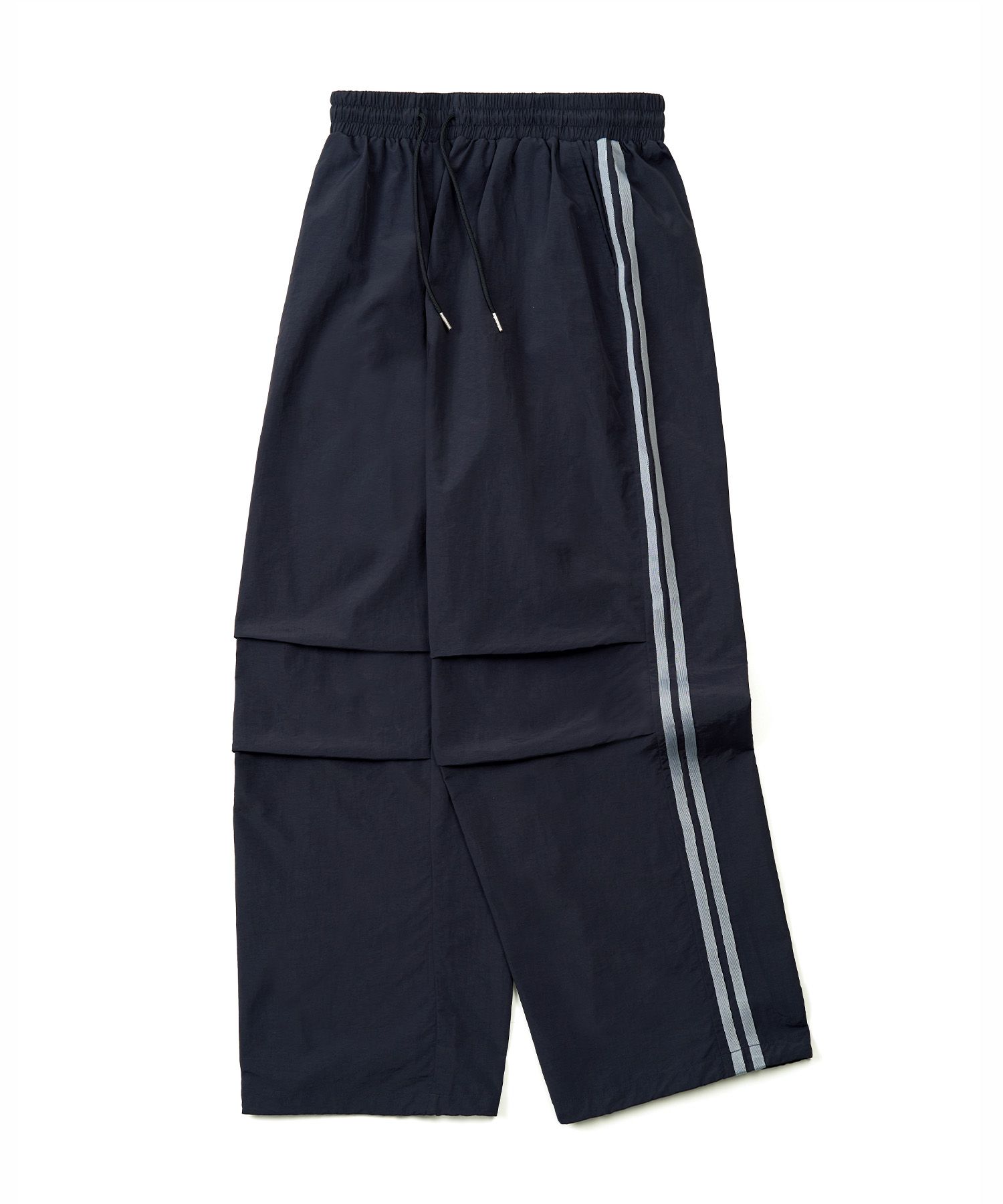 MUSINSA公式 | EXCONTAINER Sideline Nylon Track Pants (NAVY)